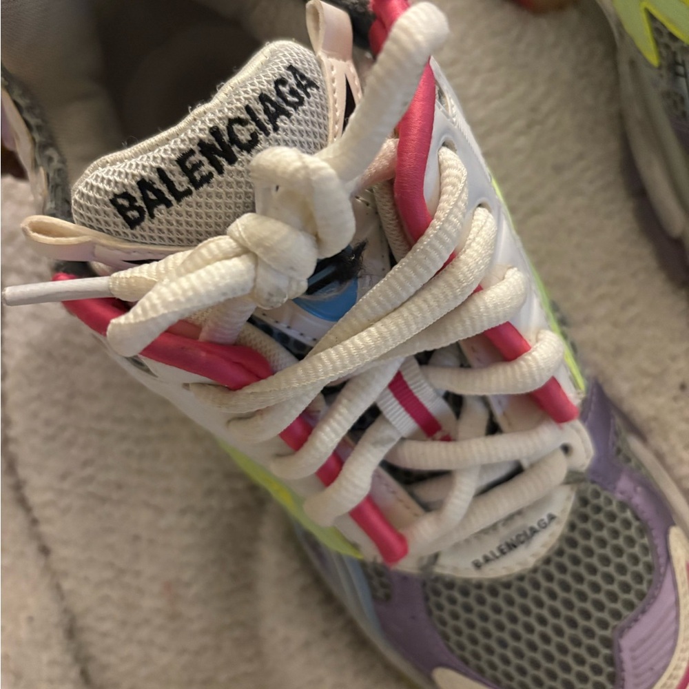 Balenciaga Kids Sneakers in Pink, Yellow, and Purple